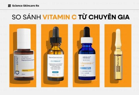 CHUYÊN GIA: TOP VITAMIN C NGUYÊN CHẤT LÀM SÁNG & TRẺ HOÁ DA TỐT NHẤT