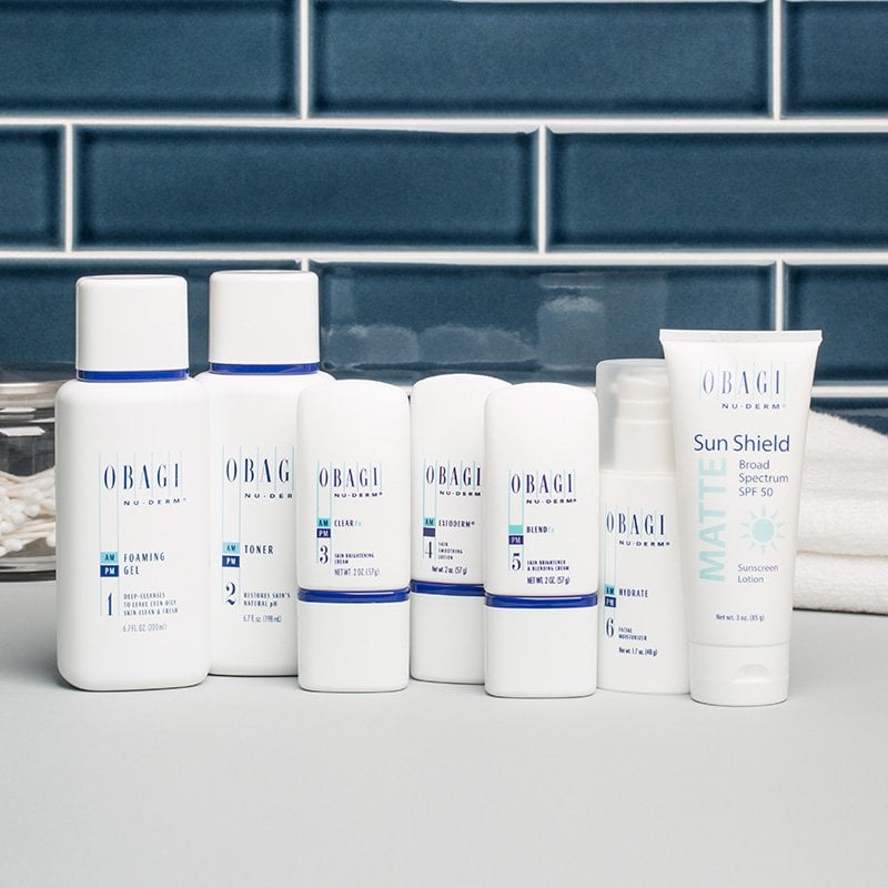 Bộ dưỡng mini trị nám cho da dầu - Obagi Nu Derm Travel Kit từ thường đến nhờn