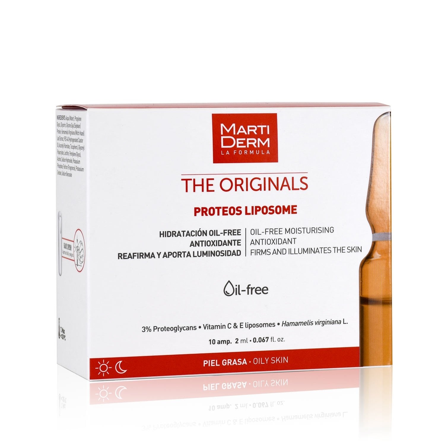Ampoule Chống Oxy Hoa, Phục Hồi, Điều Tiết BãGian - MartiDerm The Originals Proteos Liposome