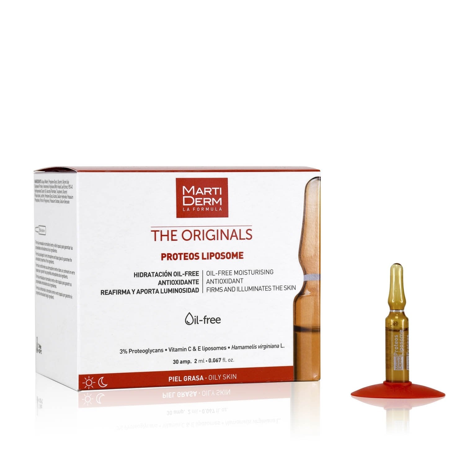 Ampoule Chống Oxy Hoa, Phục Hồi, Điều Tiết BãGian - MartiDerm The Originals Proteos Liposome