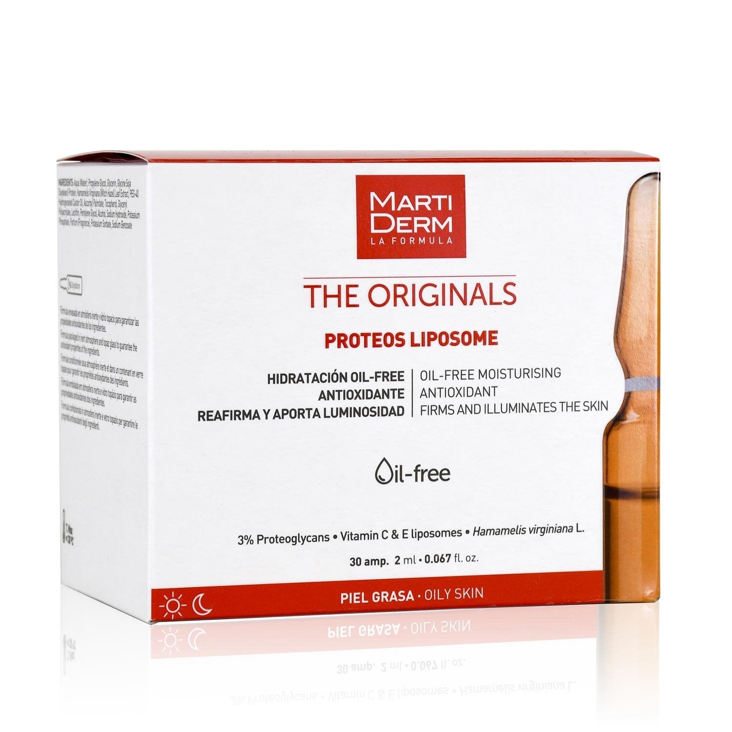 Ampoule Chống Oxy Hoa, Phục Hồi, Điều Tiết BãGian - MartiDerm The Originals Proteos Liposome