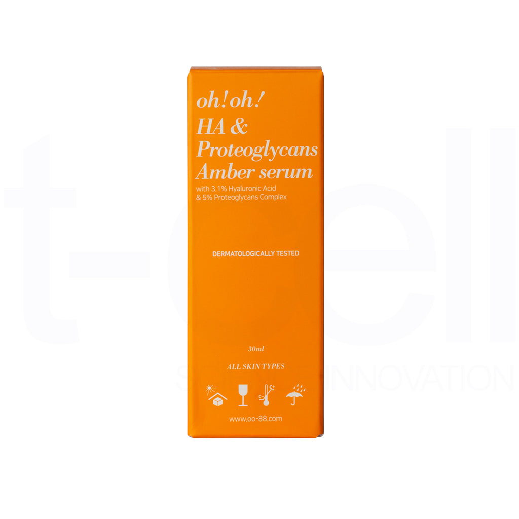 Tinh Chất Dưỡng Ẩm Chuyên Sâu, Phục Hồi & Trẻ Hóa Da oh!oh! HA & Proteoglycans Amber Serum (with 3.1% Hyaluronic Acid & 5% Proteoglycans Complex)(30ml)