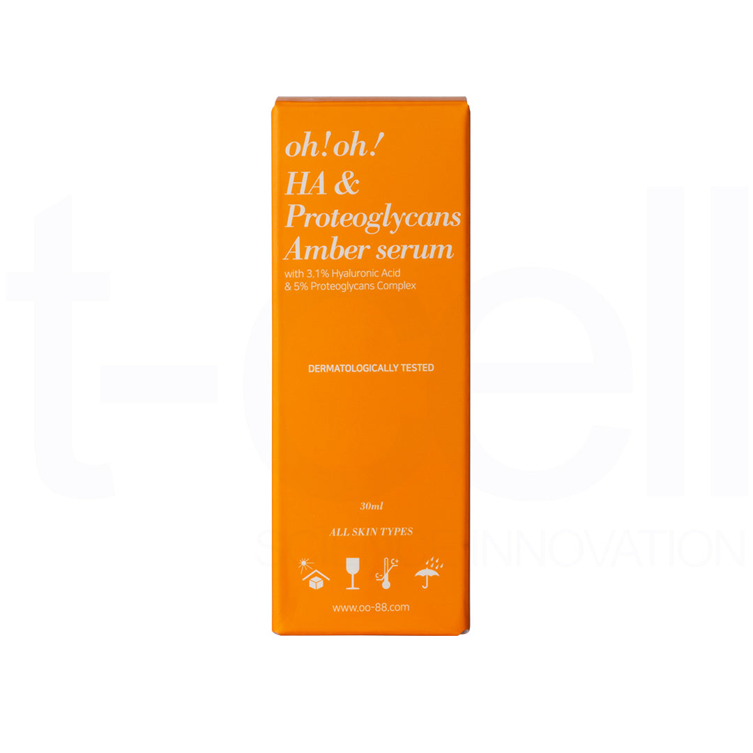 Tinh Chất Dưỡng Ẩm Sâu Sâu, Phục Hồi &amp; Trẻ Hóa Da oh!oh! HA &amp; Proteoglycans Amber Serum (với 3,1% Axit Hyaluronic &amp; 5% Phức hợp Proteoglycans)(30ml)