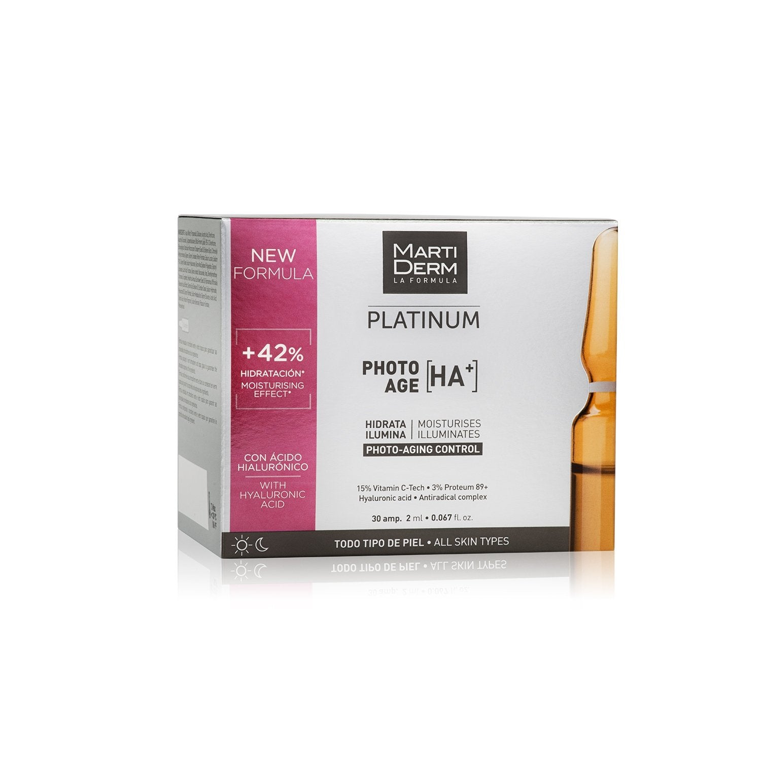 Ampoule 15% Vitamin C Nguyên Chất Chống Lão Hóa - MartiDerm Platinum Photo Age HA+