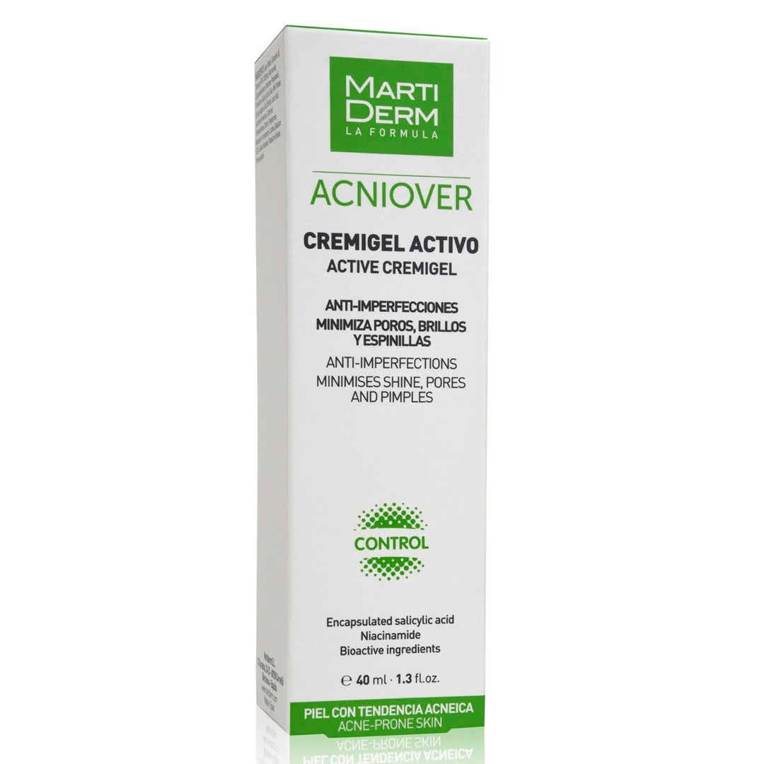 Kem Dưỡng Giảm Đườngn, Mụn &amp; Se Lỗ Chân Lông 2% Salicylic Acid - MartiDerm Acniover Cremigel Active (40ml)