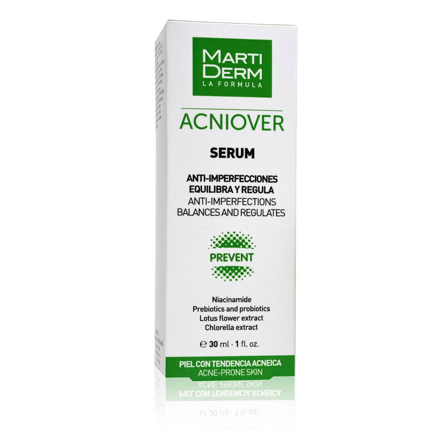 Tinh chất giảm mụn &amp; kiểm soát nhẹ - MartiDerm Acniover Serum (30ml)