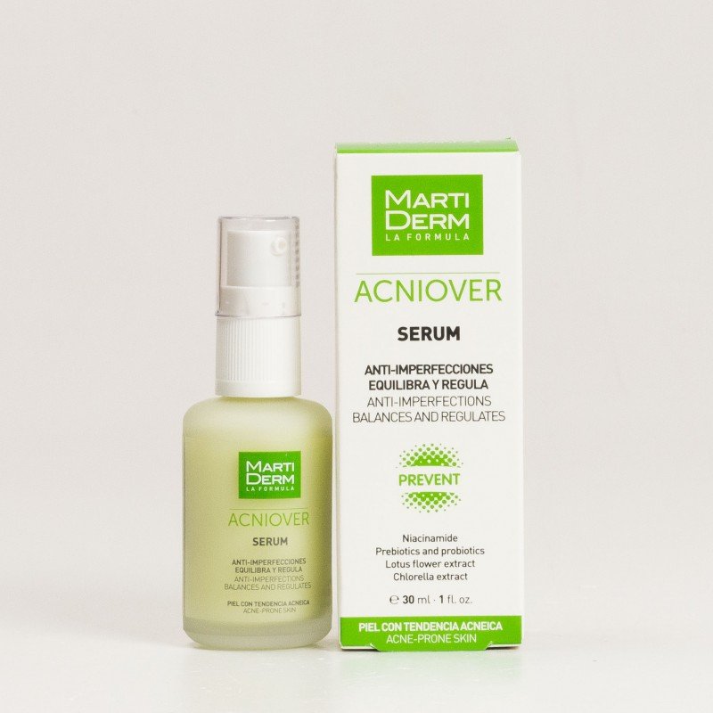 Tinh chất giảm mụn &amp; kiểm soát nhẹ - MartiDerm Acniover Serum (30ml)