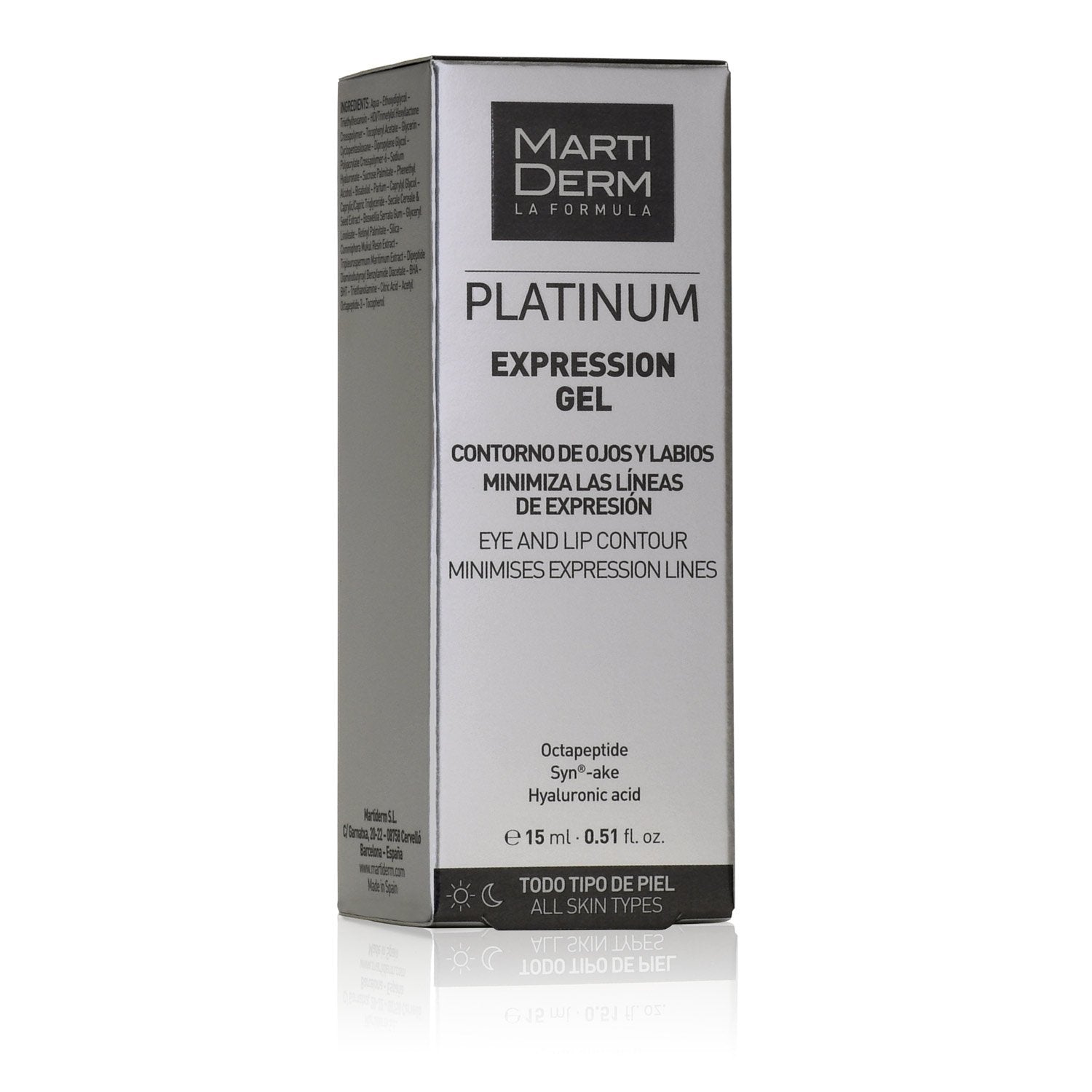 Gel Dưỡng Làm Đầy Rãnh, Giảm Nhăn Đuôi Mắt &amp; Khóe Miệng - MartiDerm Platinum Expression Gel