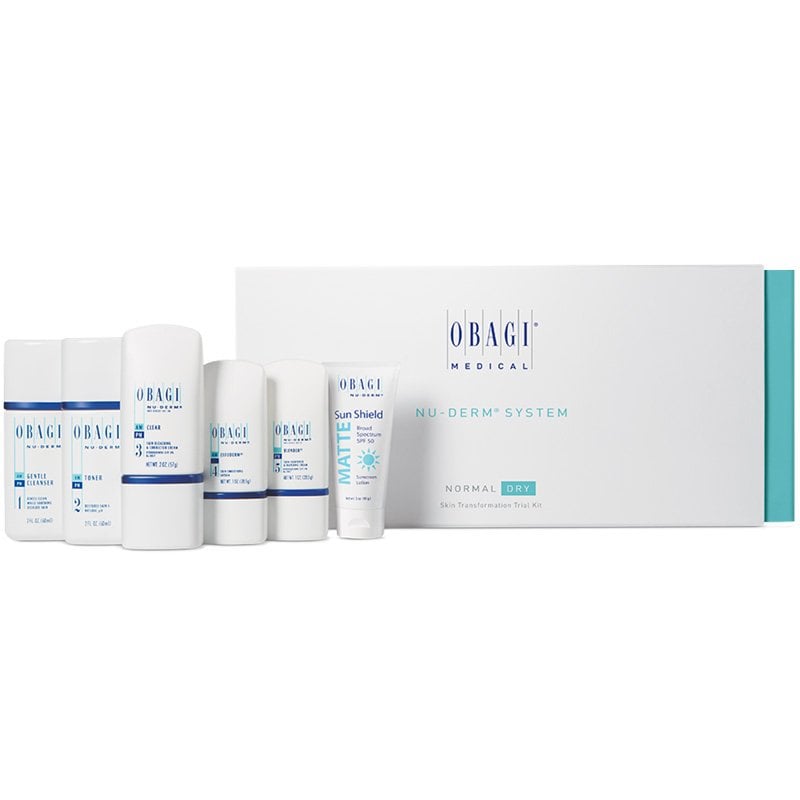 Bộ mini dưỡng nám cho da khô - Obagi Nu Derm Travel Kit dành cho da thường đến khô