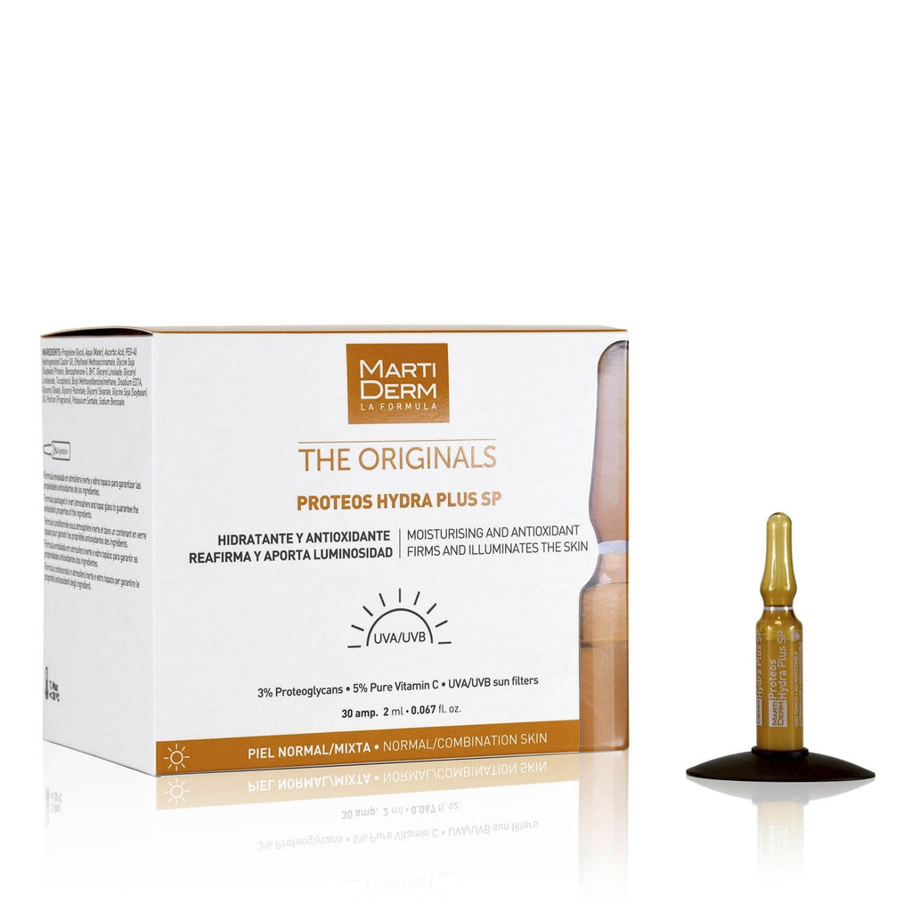 Ampoule Dưỡng Ẩm, Làm Săn Chắc & Ngừa Lão Hoá Da Ban Ngày - Martiderm The Originals Proteos Hydra Plus SP