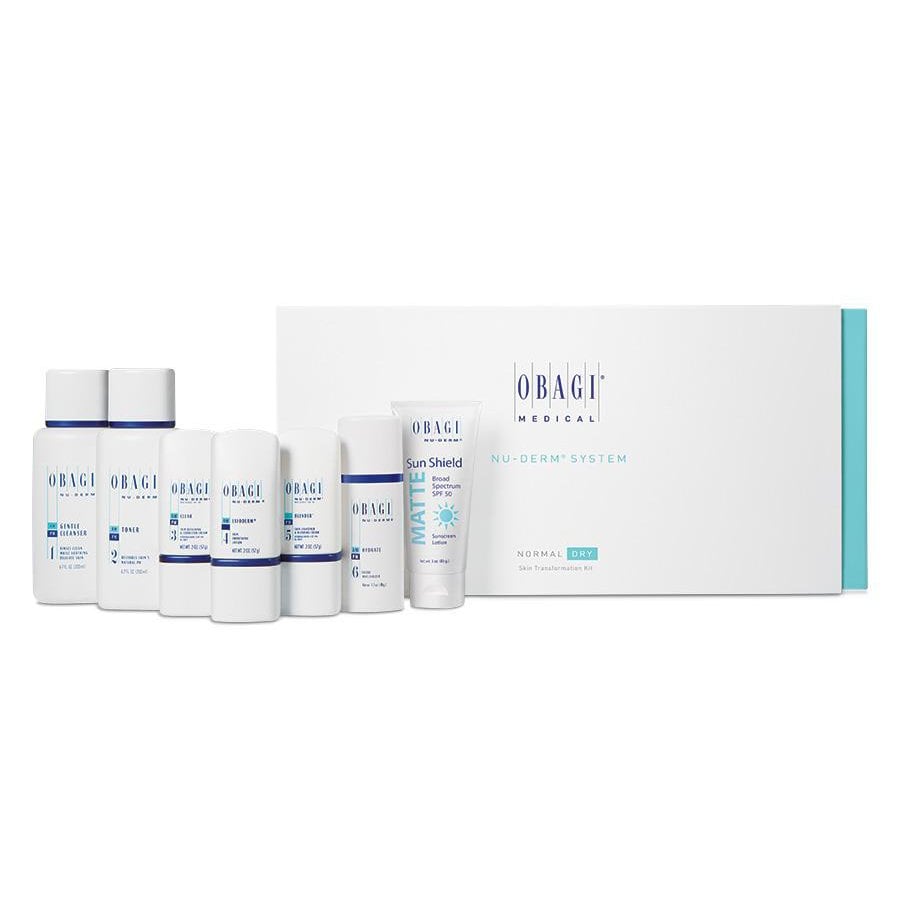 Bộ dưỡng trắng da giảm độc cho da khô - Obagi Nu Derm FX Starter System Normal to Dry Skin