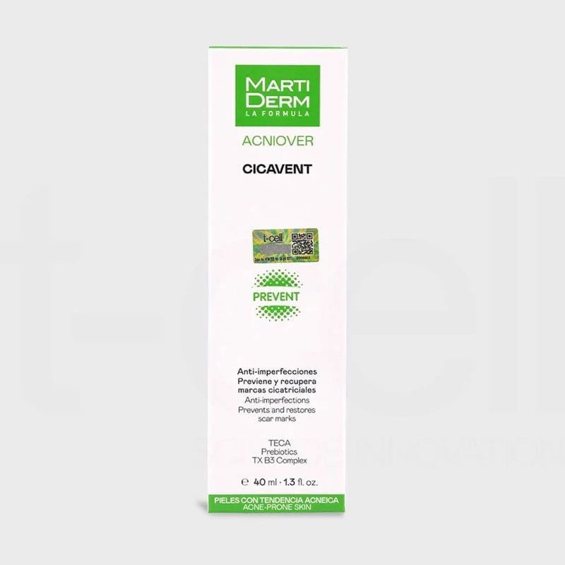 Kem Dưỡng Giảm Mụn &amp; Mờ Dấu Thâm - MartiDerm Acniover Cicavent (40ml)