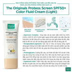 Kem Chống Nắng Làm Mờ Màu Da - MartiDerm The Originals Proteos Screen SPF50+ Kem dưỡng màu (Light) (40ml)